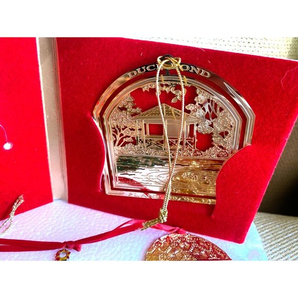 24K Gold Finish Nations Treasures Ornament Collection Lot of 11 Pc - Picture 2 of 9